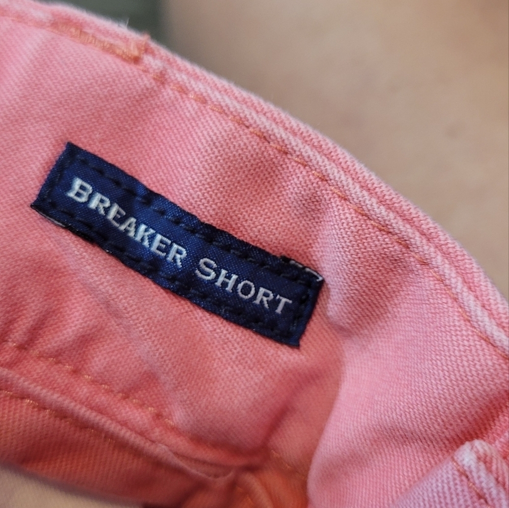 Vineyard Vines Mens Size 33 Breaker Shorts Chino Salmon Pink - Picture 3 of 6